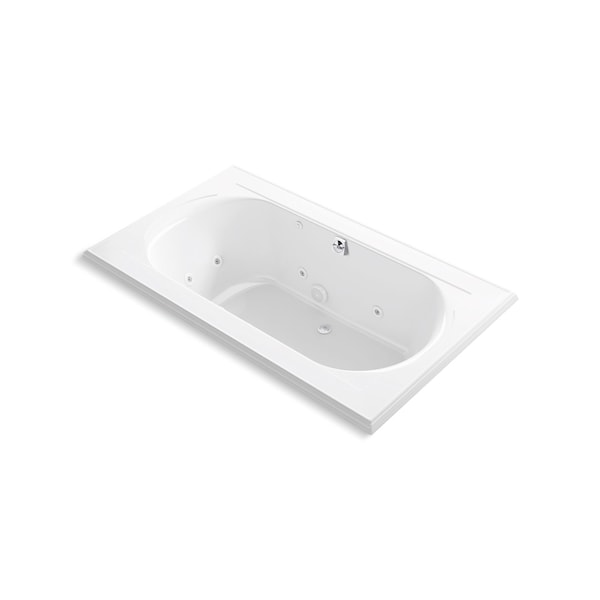 Kohler Memoirs 72" X 42" Drop-In Whirlpool Bath With Center Rear Drain 1418-JHE-0 - main
